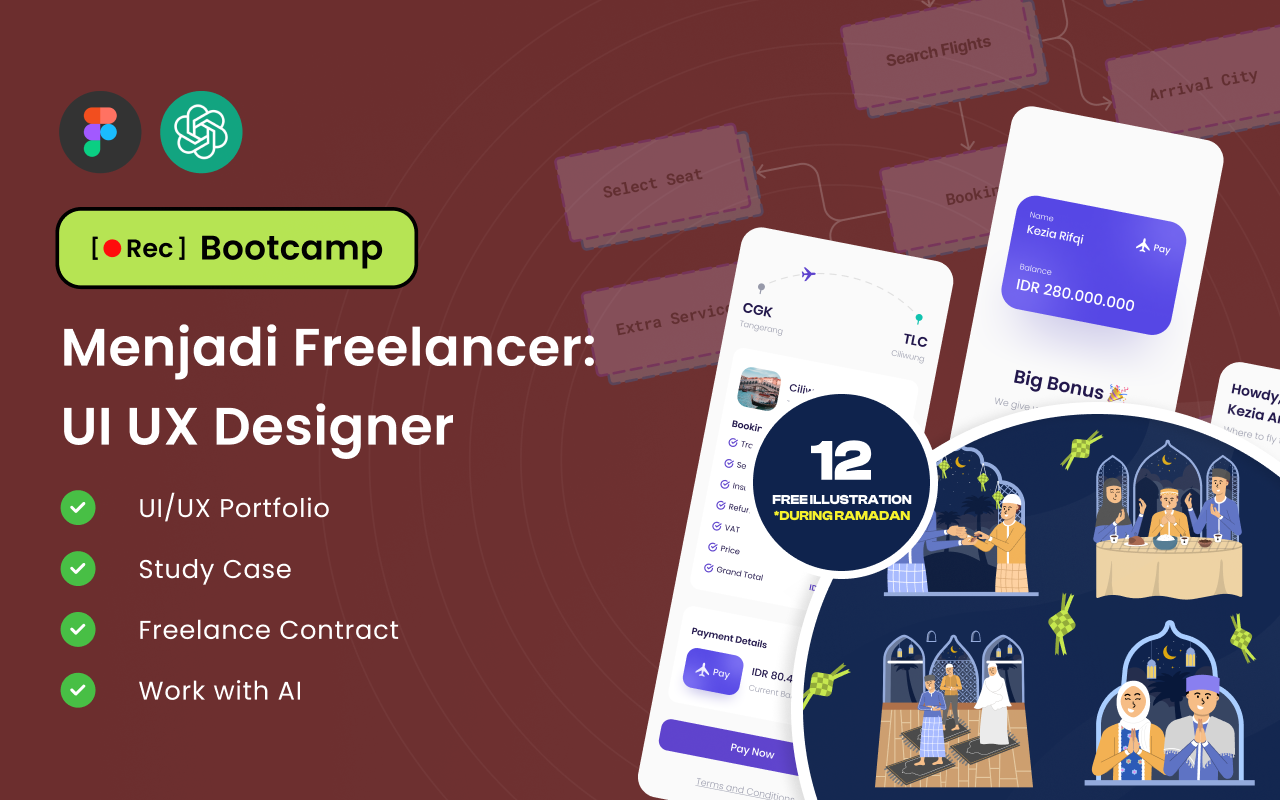 Kelas Bootcamp Menjadi Freelancer : UI UX Designer di BuildWithAngga